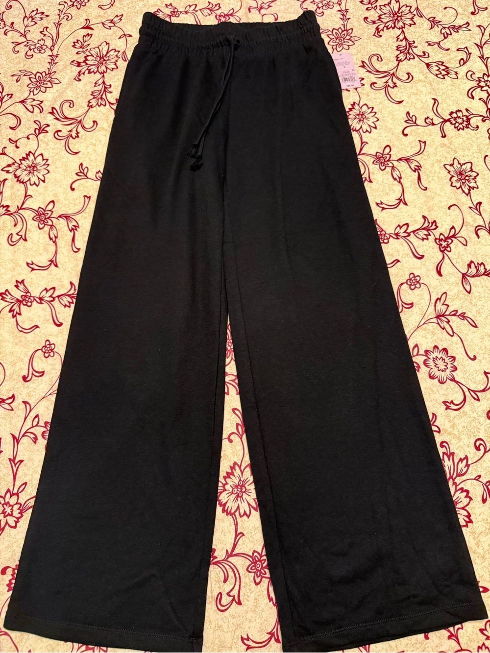 wild fable Black Wide-Leg Drawstring Pants